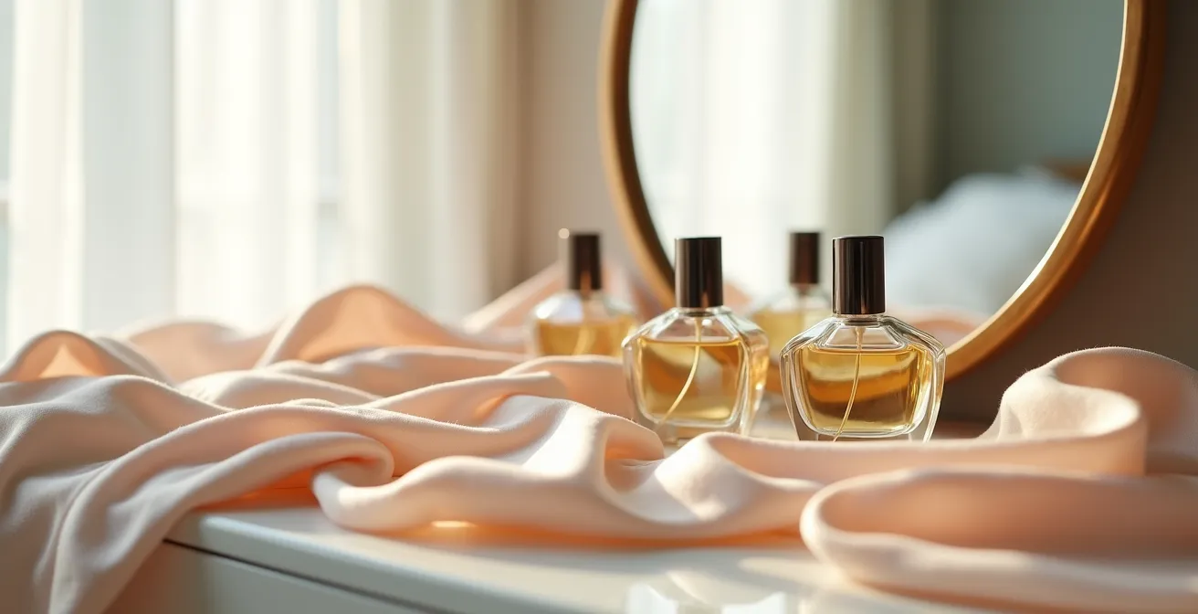 Techniques de prévention pour protéger la soie du parfum